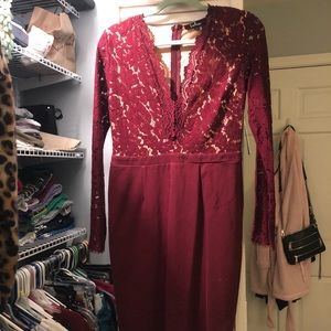 Lace V-Neck dress NWT